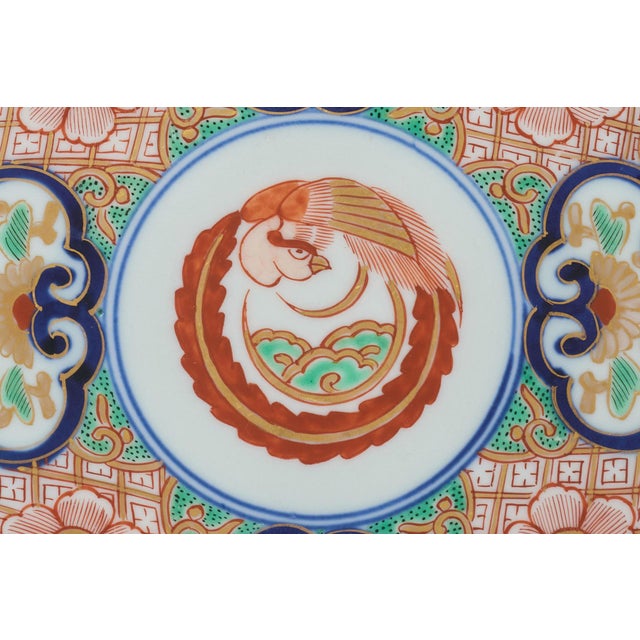 Japanese Pair Small Imari Plates For Sale - Image 3 of 5
