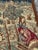 Vintage Aubusson Médiéval Design Jacquard Tapestry Woodcutters, 1960s For Sale - Image 11 of 18