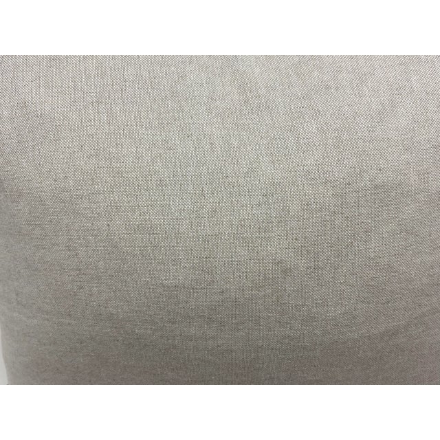 Pair of 20" Pillows With a Water Color-Like Red Poppy Floral Pattern - Made in Uk. For Sale - Image 4 of 12