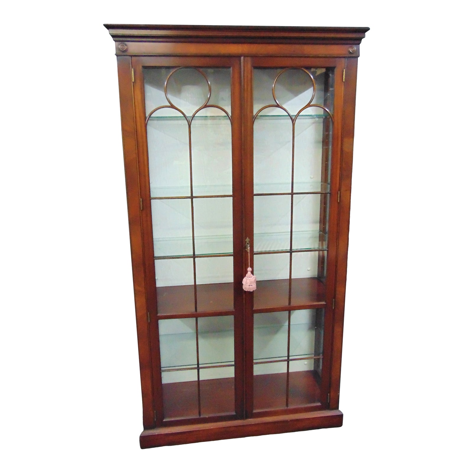 Bevan Funnell English Mahogany Curio Chairish