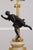 1900 - 1909 Antique French Empire Figural Bronze & Marble Figural Lamps - a Pair For Sale - Image 5 of 18