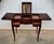 1940s French Louis XV Vanity Table with Mirror and Side Drop Leaves For Sale - Image 4 of 10
