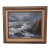 1970s Doug Oliver Painting "Seascape" on Canvas 16"x20" Wood Framed Early Work For Sale