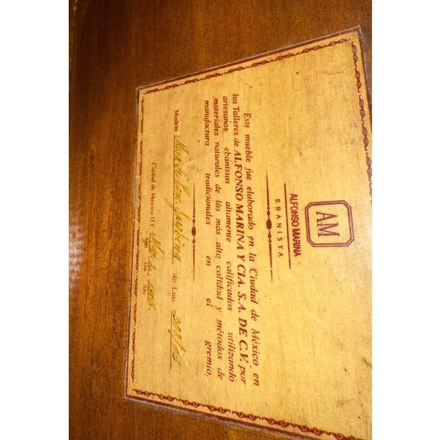 Vintage Boho Alfonso Marina Monumental Turned Wood Dining Table For Sale - Image 12 of 12