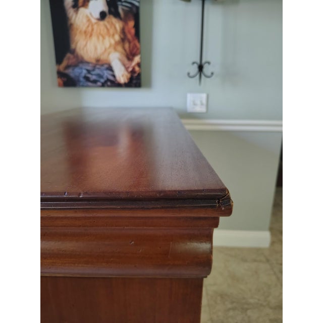 19th Century French Louis Philippe Mahogany Commode, Chest of Drawers For Sale - Image 13 of 13