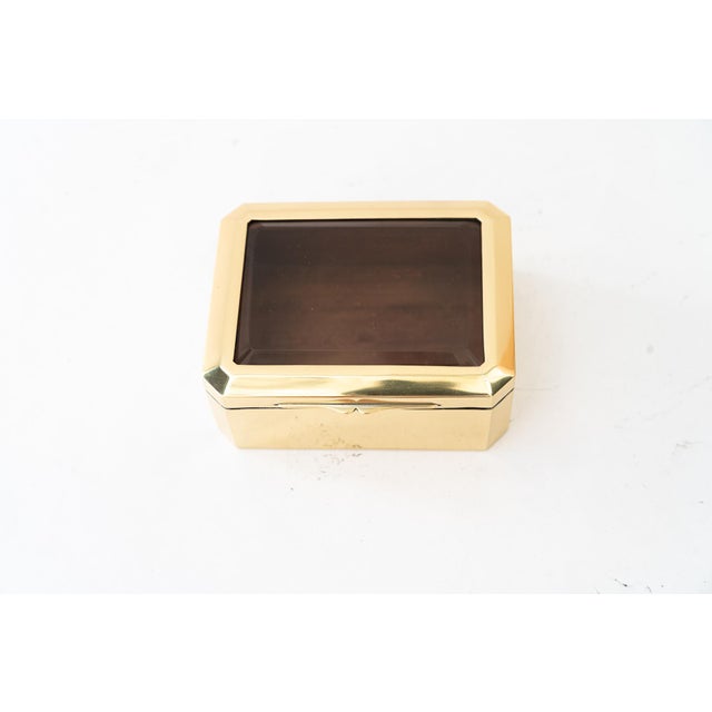 Art Deco Jewelry Box with Cut Glass Vienna, Austria, 1920s For Sale - Image 11 of 14