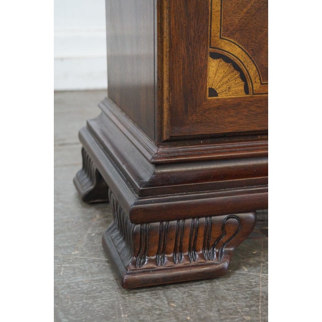 Ridgeway 1976 Bicentennial Mahogany Inlaid Grandfather Clock Chairish