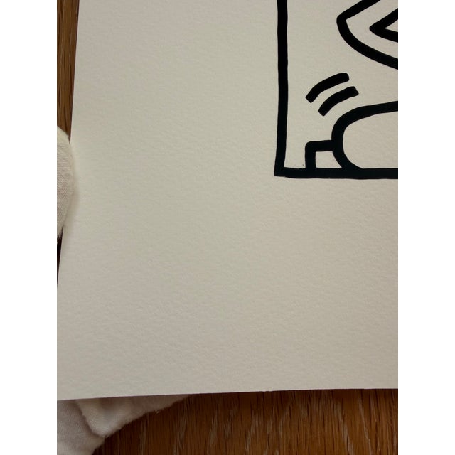 Street Art Keith Haring (1958-1990), Dj 84, 1983, Copyright Keith Haring Foundation, Licensed by Artestar New York, Printed in the Uk For Sale - Image 3 of 11