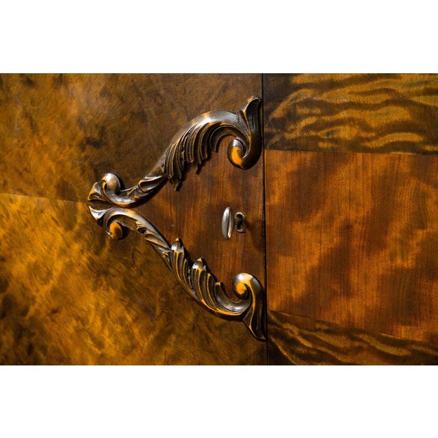 Art Nouveau Highboard in Birch For Sale - Image 16 of 18