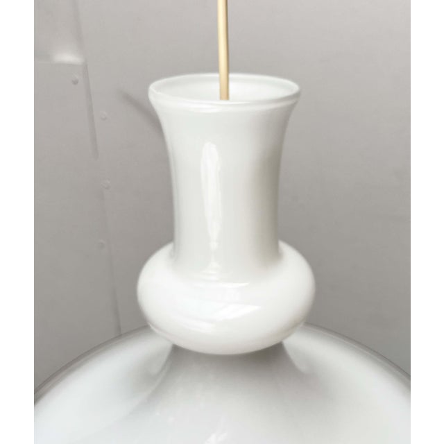 Vintage Danish Etude Glass Pendant Lamp by Michael Bang for Royal Copenhagen, Holmegaard, 1970s For Sale - Image 10 of 18