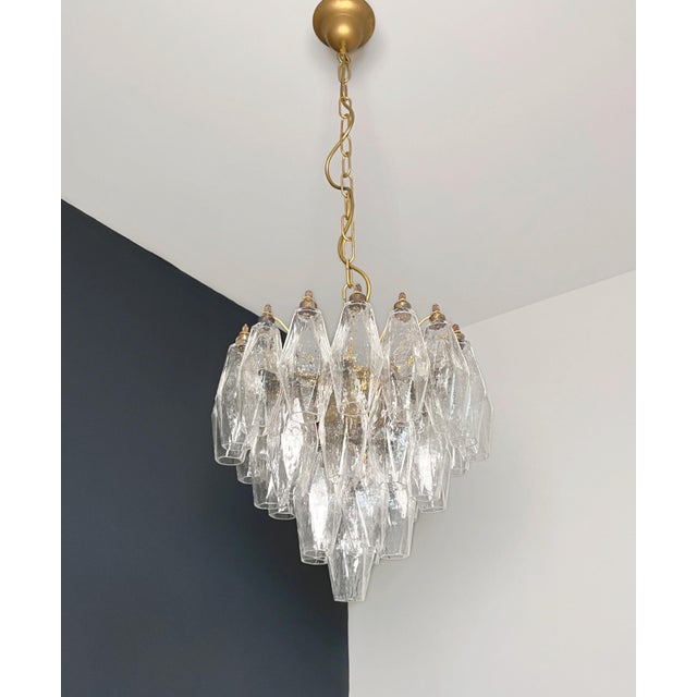 Murano Poliedri Chandelier from Carlo Scarpa Design, 1990 For Sale - Image 15 of 18