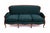 Antique French Green Sofa, 1890s, in Restored conditions. Designed 1890 to 1919