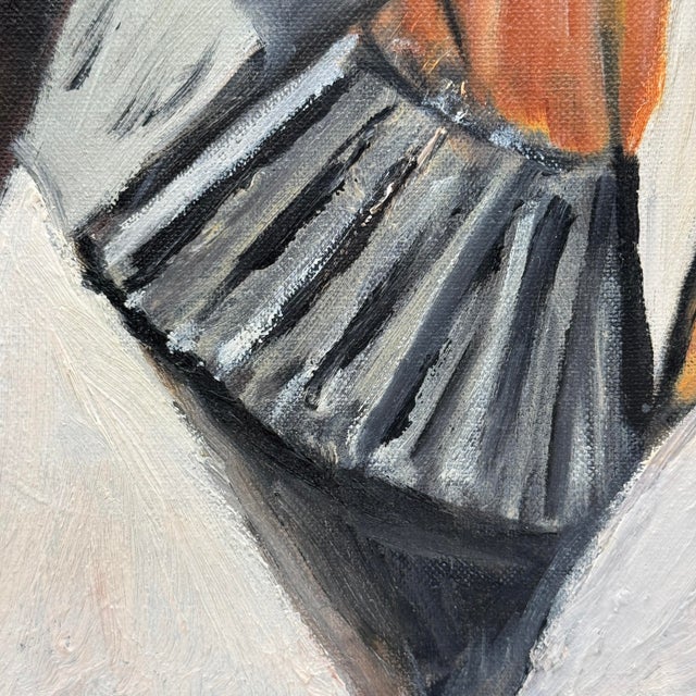 Signed Original Cubist-Style Oil Painting For Sale In Tampa - Image 6 of 10