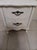 1970s White French Provincial Wood Nightstand Two Drawer For Sale - Image 4 of 8