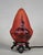 Art Deco Schneider Le Verre Francais Les Prunes Table Night Lamp 1920s - Wrought Iron & Burgundy Cameo Glass For Sale - Image 3 of 9