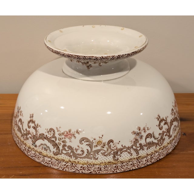 Late 19th Century Maddock's Large English Centerpiece Bowl For Sale In Seattle - Image 6 of 7