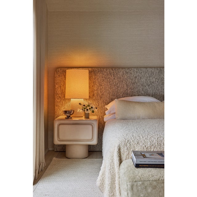 Textile Mitzi Sam 15 in. 1 Light Table Lamp in Aged Brass Finish For Sale - Image 7 of 9