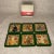 This delightful set of six Pimpernel coasters, crafted in England in the late 20th century, captures the festive spirit...