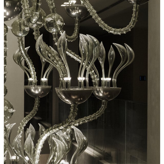 Murano Scenic Hanging Light by Vetrarti For Sale - Image 4 of 18