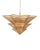 Currey & Company Currey & Company Hanway Gold Chandelier For Sale - Image 4 of 6