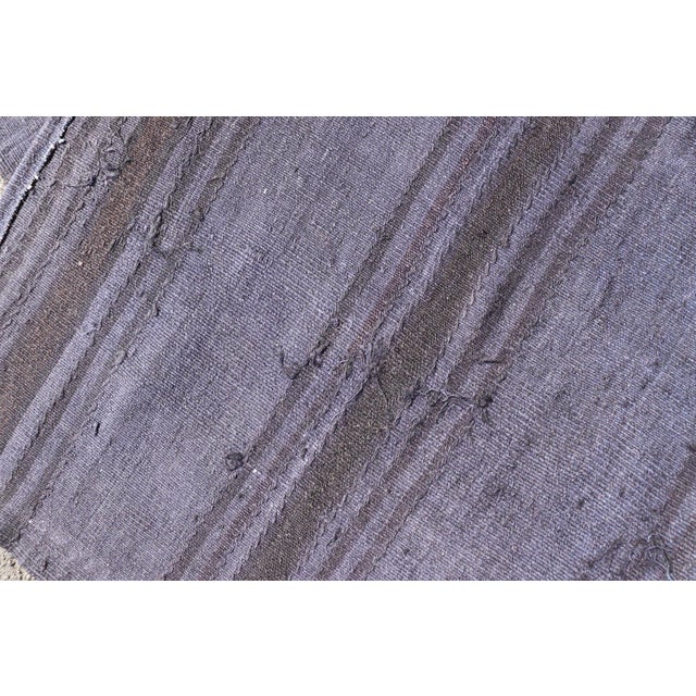 Vintage Turkish Kilim Runner in Deep Blue and Purple Tones 2'2 X 7'4 For Sale - Image 10 of 10