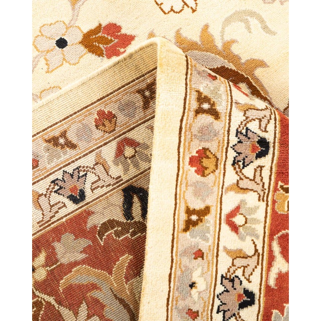 Mogul, One-of-a-Kind Hand-Knotted Area Rug in Ivory, 9' 1" x 12' 3" For Sale In New York - Image 6 of 8