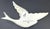 Plastic MacKenzie Childs Sterling Check Gray Swallowtail Bird Wall Decor Resin Set of 4 For Sale - Image 7 of 9
