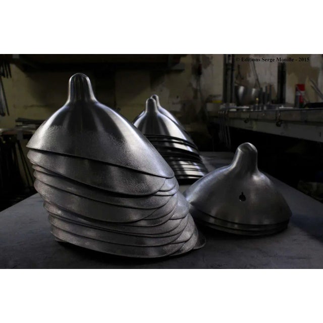 Editions Serge Mouille 'Lampadaire Droit' Floor Lamp in White For Sale - Image 11 of 12