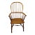 Circa 1860 English Windsor Arm Chair For Sale