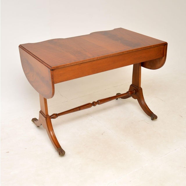 Drop Leaf Side Table, 1910s For Sale - Image 6 of 13