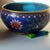 Vintage Cloisonné Enamel Brush Washer – Scrolling Lotus & Vine Motif, Cobalt Blue Ground For Sale In Los Angeles - Image 6 of 8