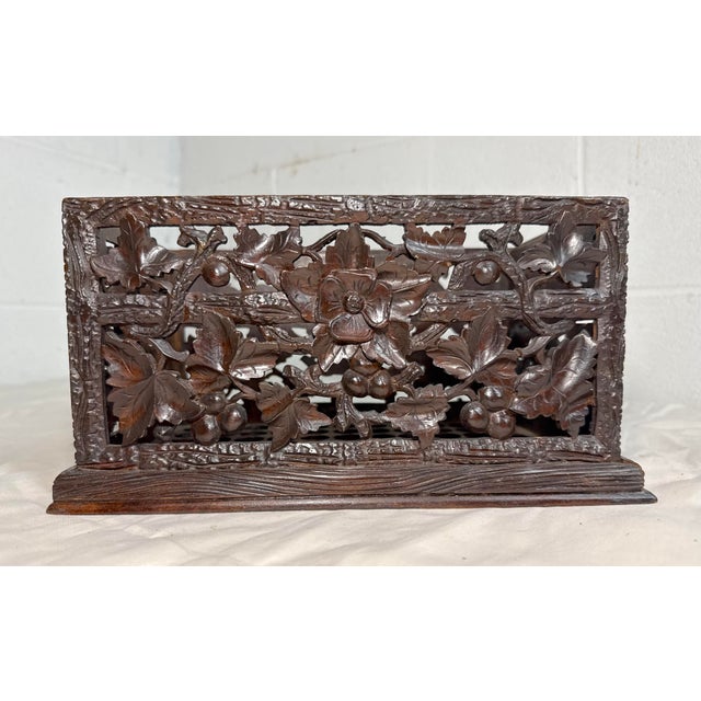 This antique spool box is a stunning piece that will add character to any room. Crafted in Germany by skilled artisans,...