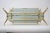 Maison Baguès Magazine Rack Brass & Smoke Glass For Sale In Miami - Image 6 of 11