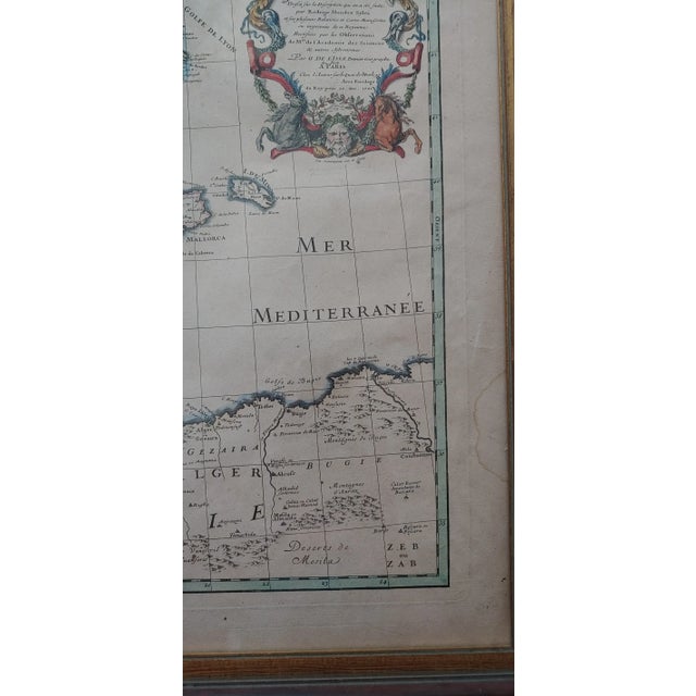Printmaking Materials Antique Guillaume De l'Isle L' Espagne 1701 Map For Sale - Image 7 of 12