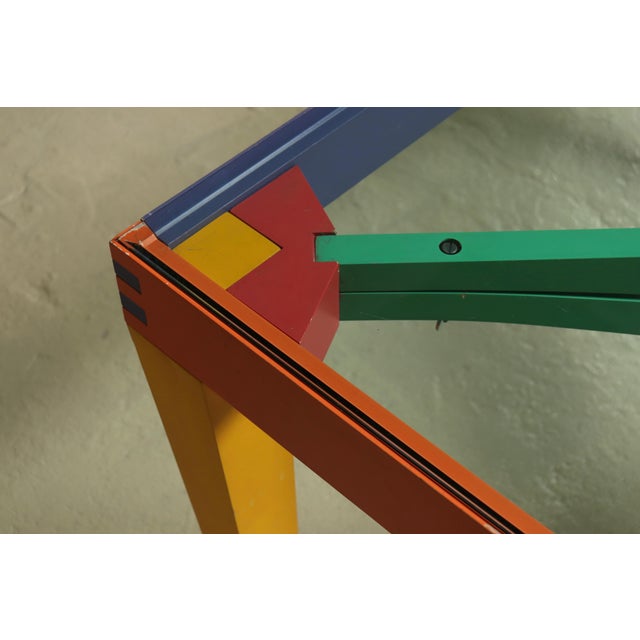 Dry Series Dining Table and Chairs by Massimo Morozzi for Giorgetti Matrix, 1980s, Set of 5 For Sale - Image 10 of 18