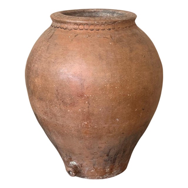 16th Century Spanish Terracotta Vase For Sale