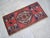 Distressed Low Pile Turkish Petite Rug Hand Knotted Faded Mat Enrty Decor- 1'8'' X 3' For Sale - Image 12 of 13