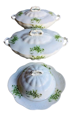 Wellsville China Co. Tabletop Serveware - Set of 3