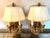 Late 20th Century Late 20th Century Stunning Pair of Pasquale Miranda for Feiss Gilt Wall Sconces For Sale - Image 5 of 9