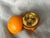 Art Deco Glass Orange Fruit Shaped Perfume Box For Sale - Image 9 of 11