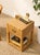 Boho Chic Pair of Vintage Rattan Nightstands With Drawers and Brass-Tone Hardware For Sale - Image 3 of 12