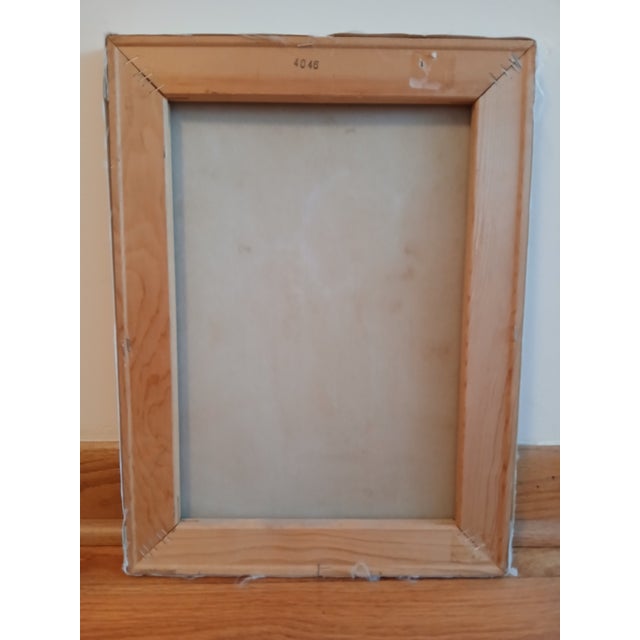 This oil painting features warm reds, soft pinks, creamy whites, rich greens, and earthy browns, applied in thick,...