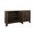 Worlds Away Matthew Izzo Home Grace Chocolate Brown Four Door Buffet With Brass Tassel Door Pulls For Sale - Image 4 of 11