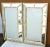 Pair of 1970 Palm Beach Regency Vintage Faux Bamboo Off White Faceted Wall Mirrors. The Geometric elegant, crafted shape...