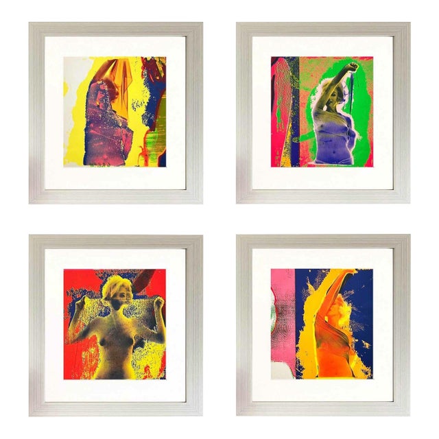 Stern Set of Four Serigraph 1968 Marilyn Monroe Trip 3-4-9-10 Framed For Sale