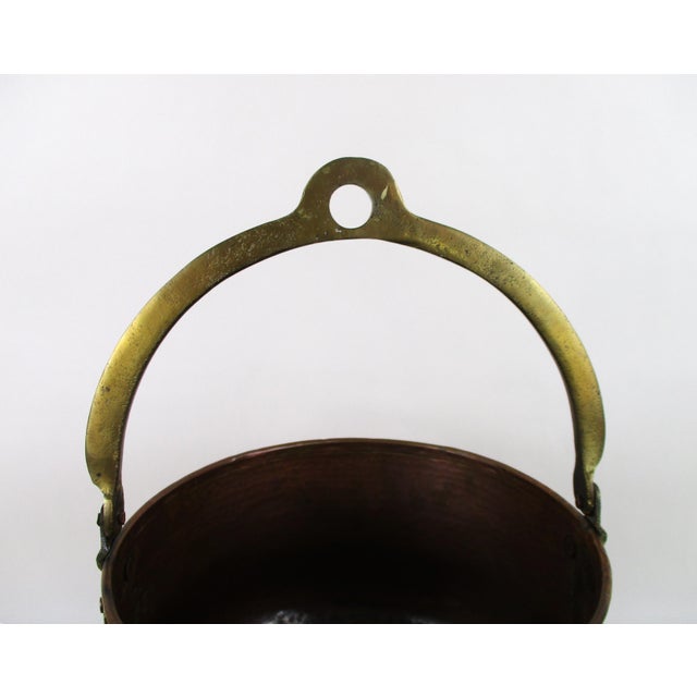 Antique Copper Cauldron Pot For Sale In Baltimore - Image 6 of 7