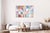 Blue 2026, Modern Minimalism, Abstract Geometric Painting Diptych Of For Sale - Image 8 of 9