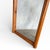 Large Antique English Rustic Pine Farmhouse Wall Mirror with Arched Wicker Panel For Sale - Image 9 of 10