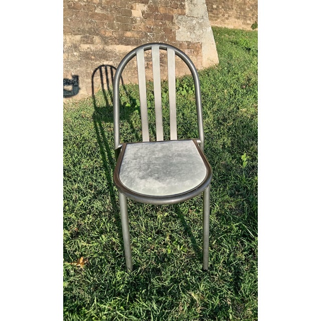 Stacking Chairs by Robert Mallet for Stevens, 1980s, Set of 6, in Good conditions. Designed 1920 to 1949 I have official...