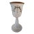 Antique Bohemian Glass Moser Opaline Jeweled Goblet For Sale